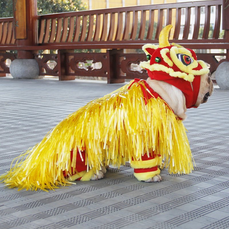 French Bulldog Lion Costume