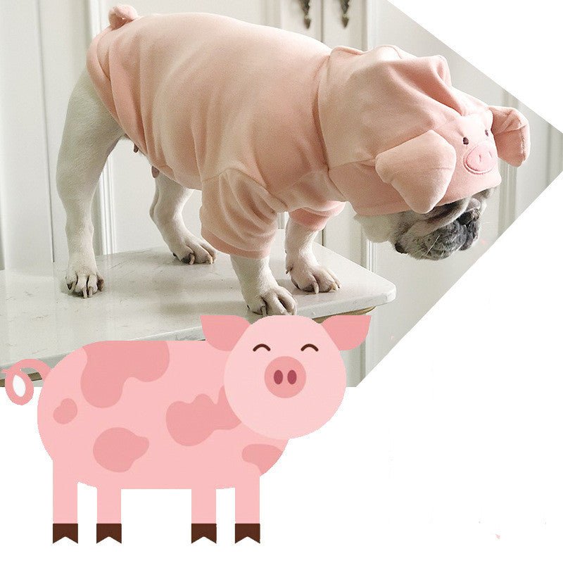 Plush Pig French Bulldog Hoodie