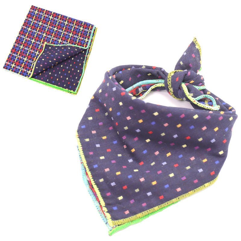 Plaid Cotton French Bulldog Bandanas