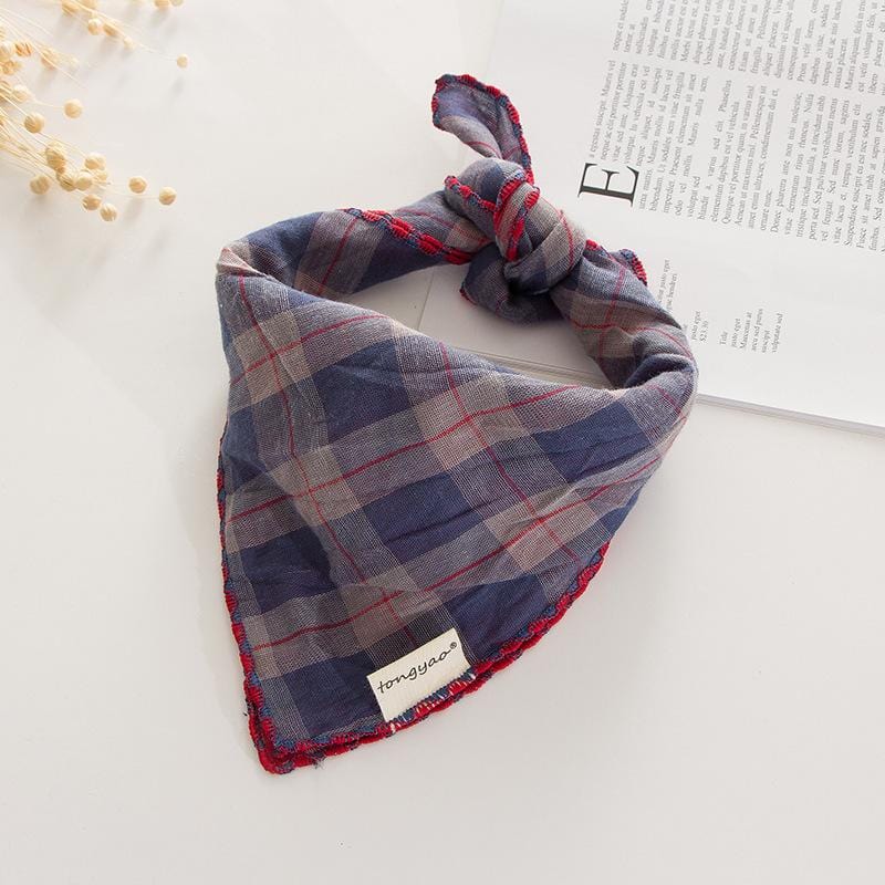 Plaid French Bulldog Bandana