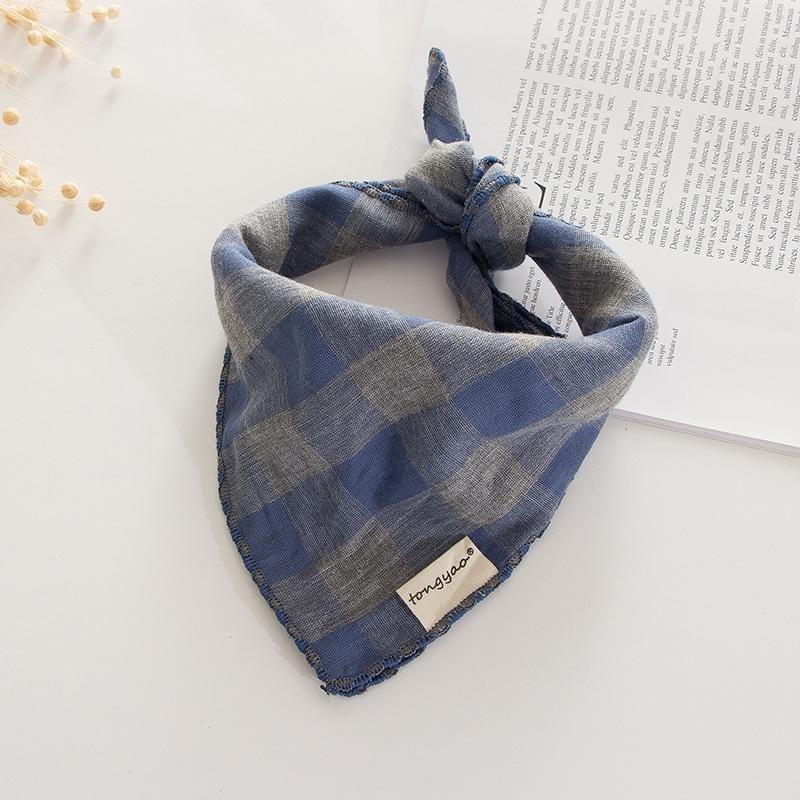 Plaid French Bulldog Bandana