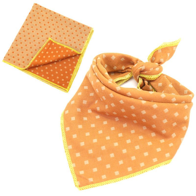 Plaid Cotton French Bulldog Bandanas
