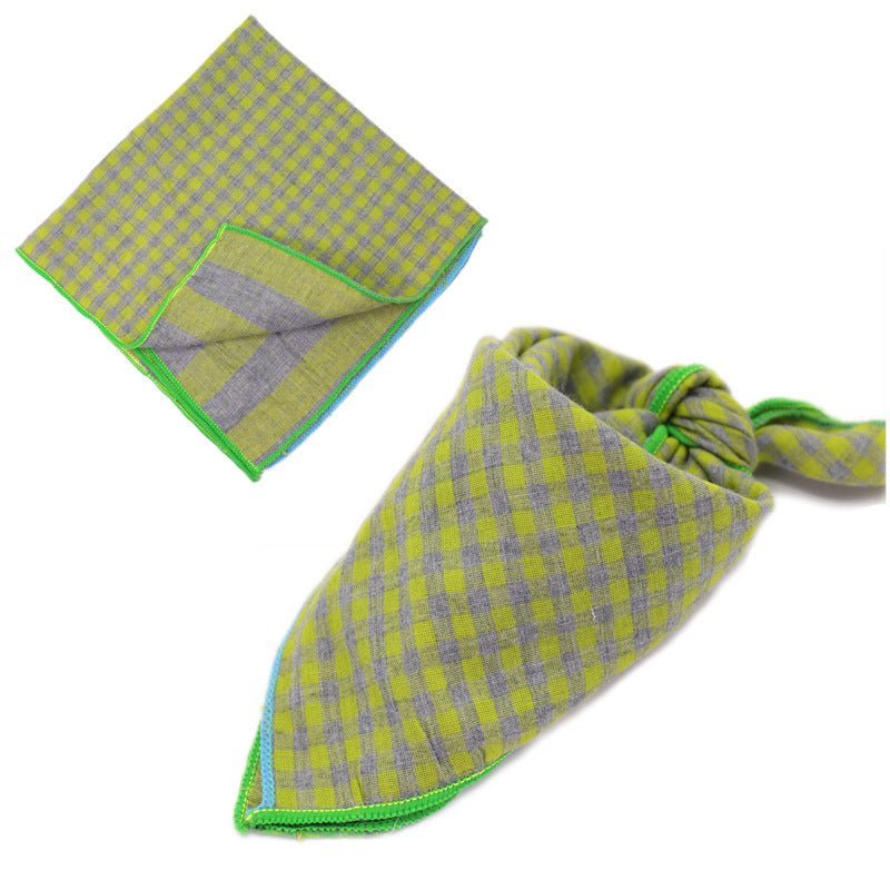 Plaid Cotton French Bulldog Bandanas