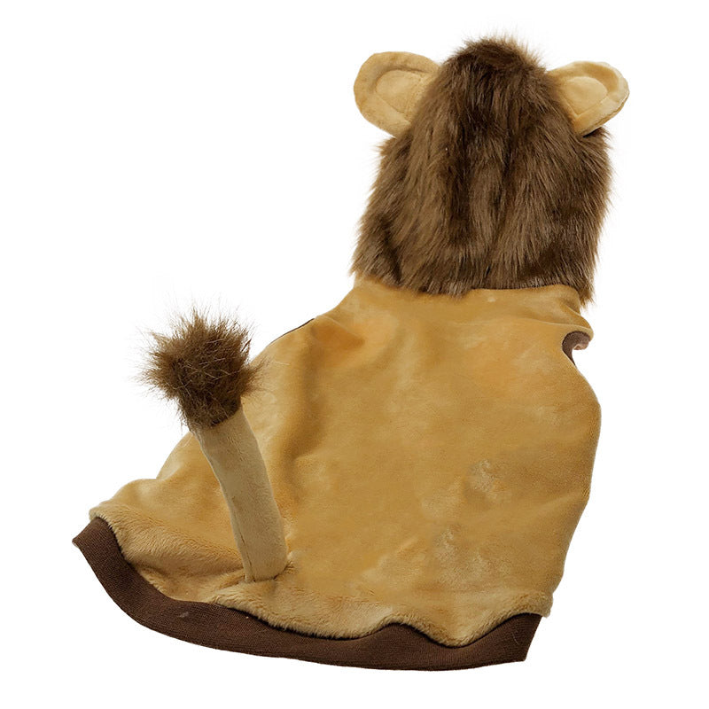 Lion French Bulldog Costume