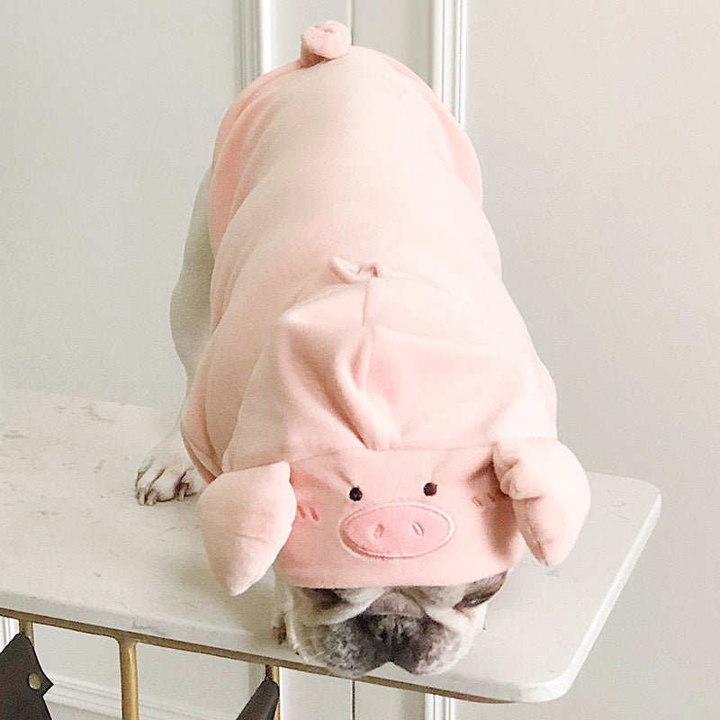 Plush Pig French Bulldog Hoodie