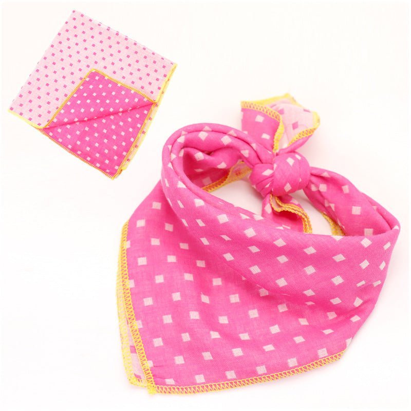 Plaid Cotton French Bulldog Bandanas