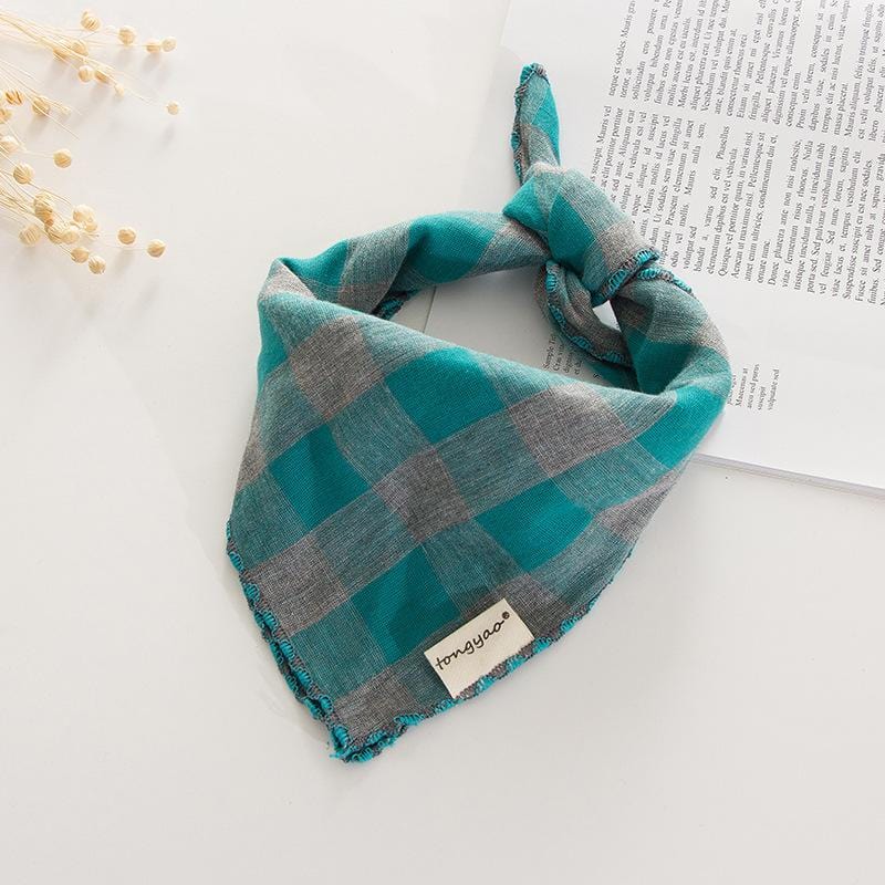 Plaid French Bulldog Bandana