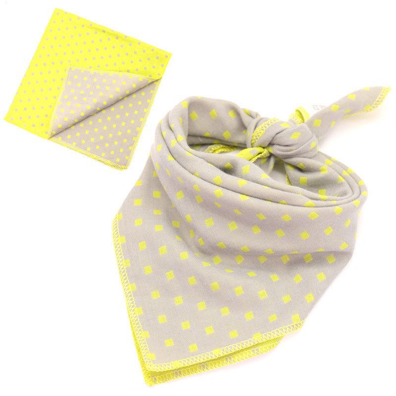 Plaid Cotton French Bulldog Bandanas