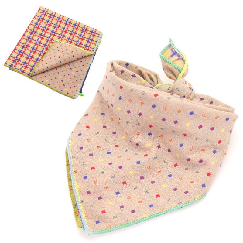 Plaid Cotton French Bulldog Bandanas