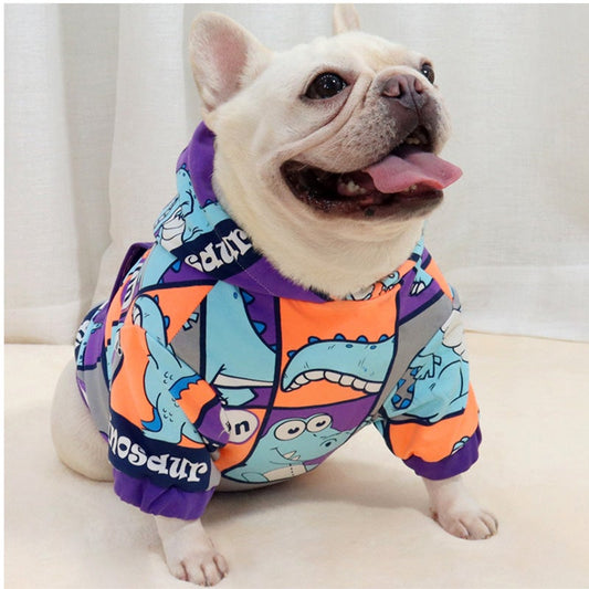 French Bulldog Dinosaur Hoodie