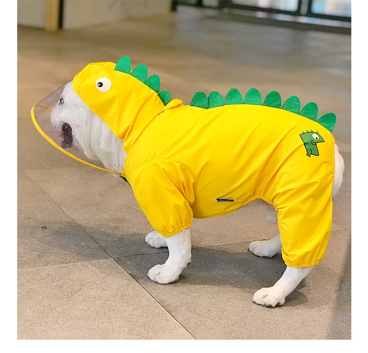 French Bulldog Dinosaur Raincoat