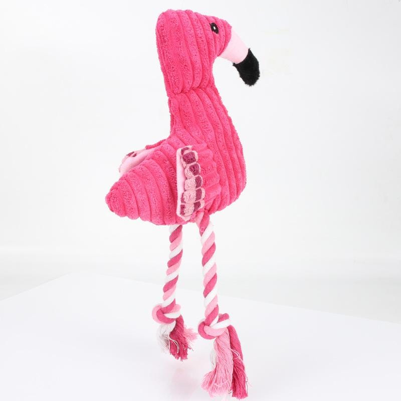 Squeaky Flamingo French Bulldog Toy