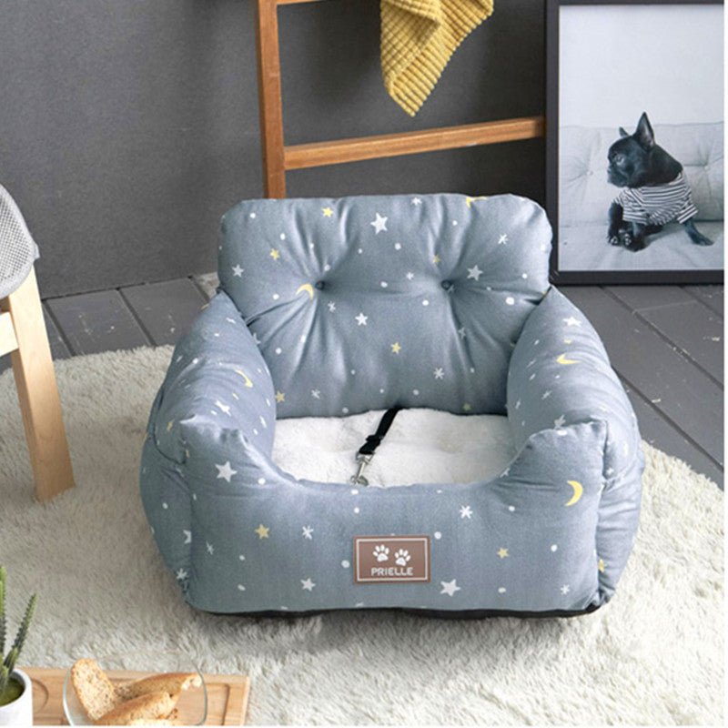 Elegant French Bulldog Car Seat