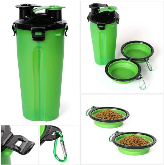 2-in-1 Portable Dog Bottle