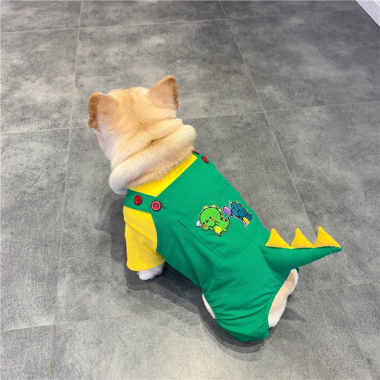 Dinosaur French Bulldog Costume