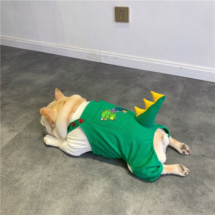 Dinosaur French Bulldog Costume