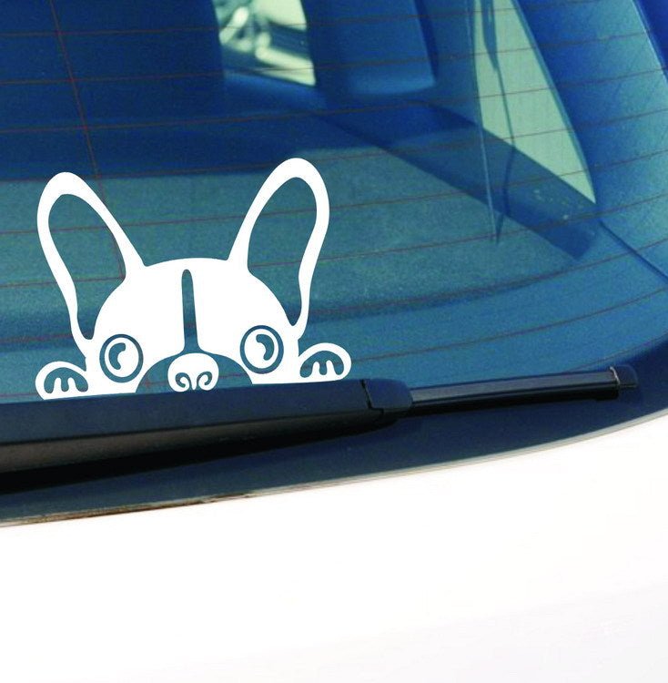 French Bulldog Sticker Car