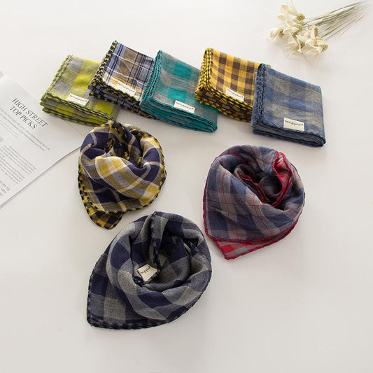 Plaid French Bulldog Bandana