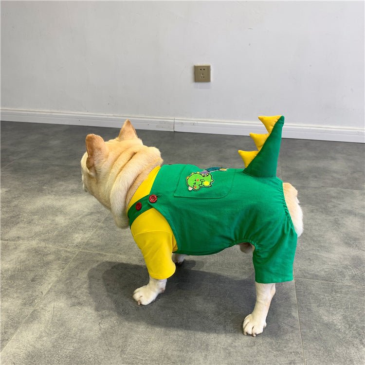 Dinosaur French Bulldog Costume