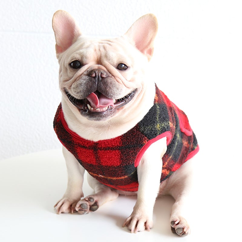 Checkered Dog Vest