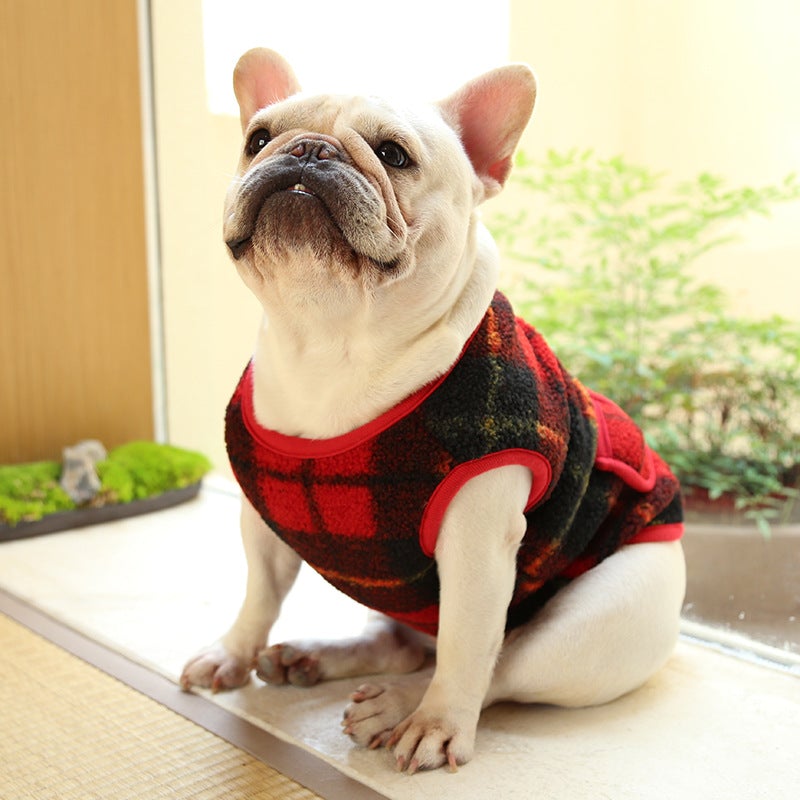 Checkered Dog Vest