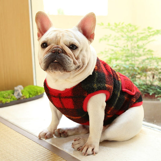 Checkered Dog Vest