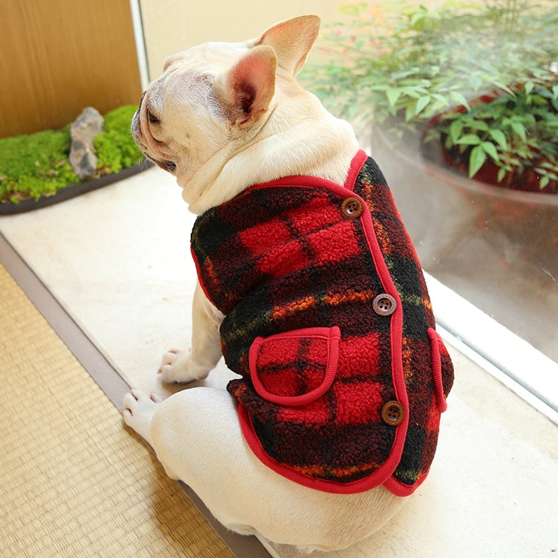 Checkered Dog Vest