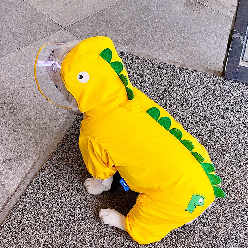 French Bulldog Dinosaur Raincoat