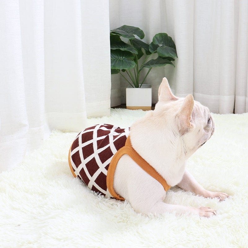 French Bulldog Rhomboid Sweater