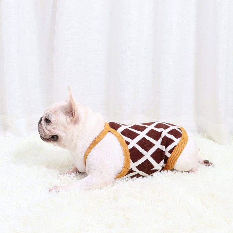 French Bulldog Rhomboid Sweater