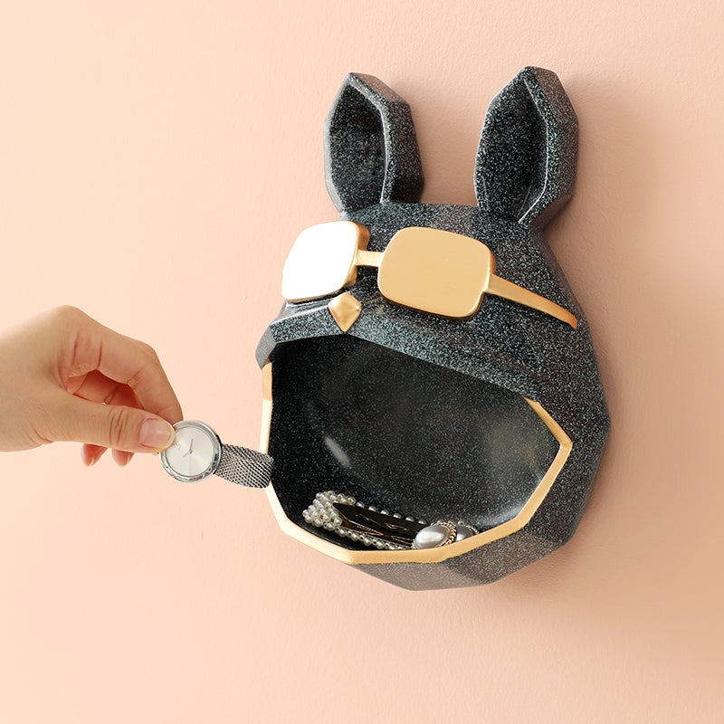 French Bulldog Wall Mounted Statue