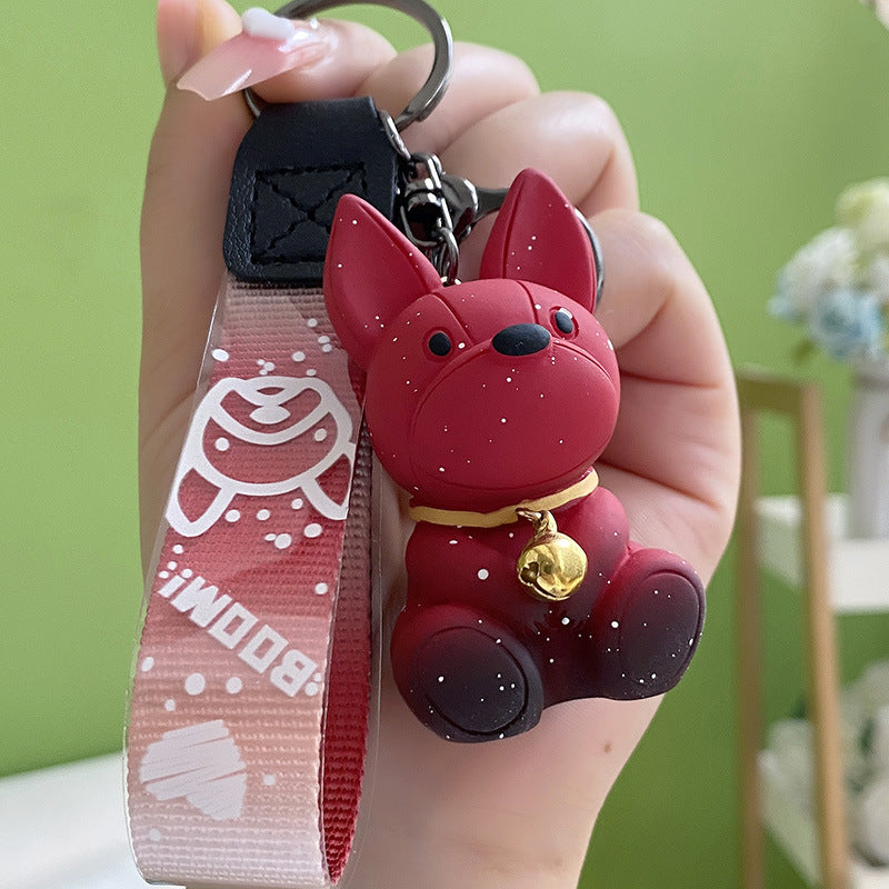 Boom French Bulldog Keychains