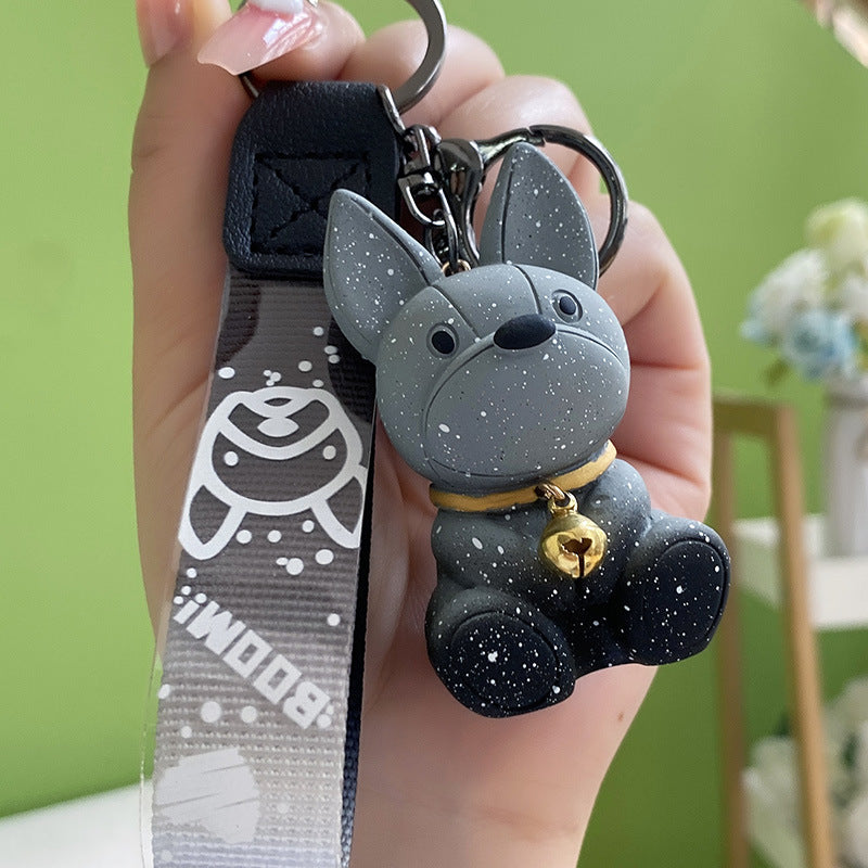 Boom French Bulldog Keychains