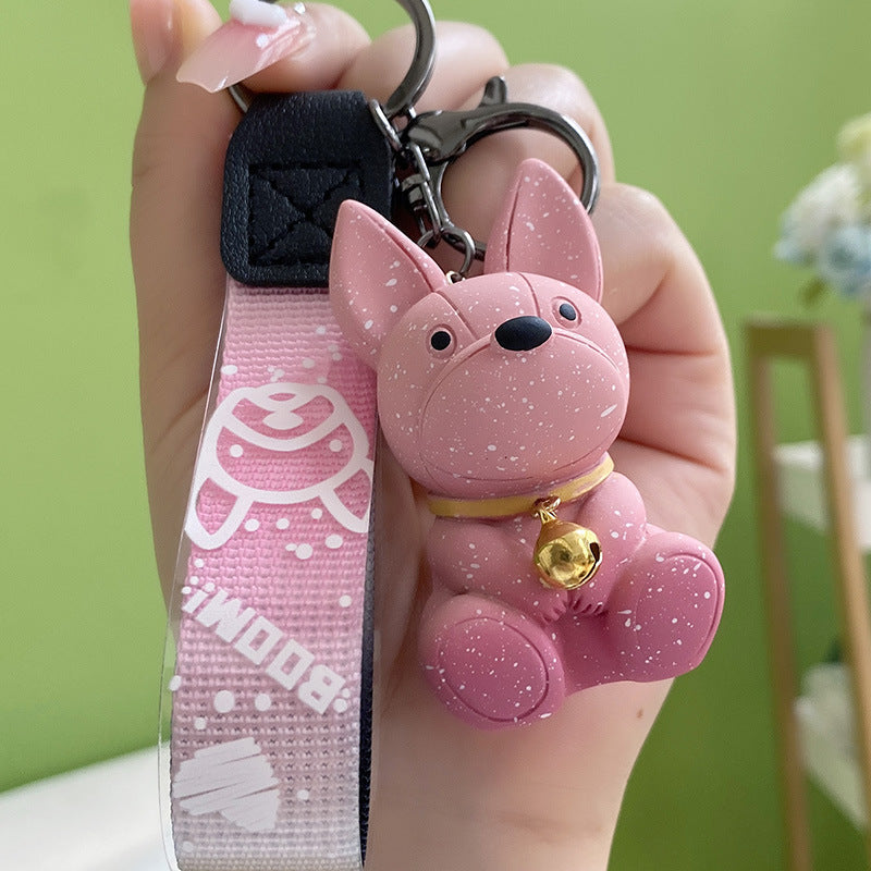 Boom French Bulldog Keychains