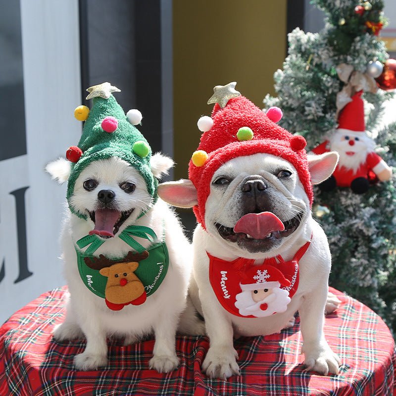 Christmas French Bulldog Scarf