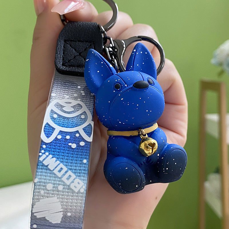 Boom French Bulldog Keychains