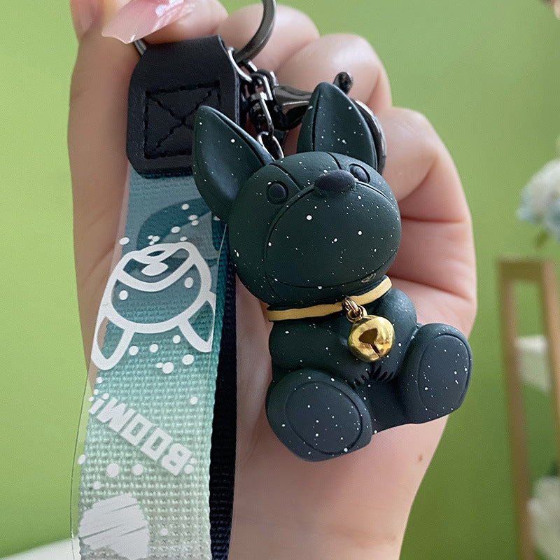 Boom French Bulldog Keychains