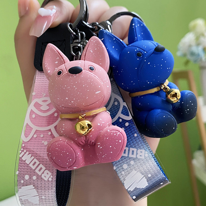 Boom French Bulldog Keychains