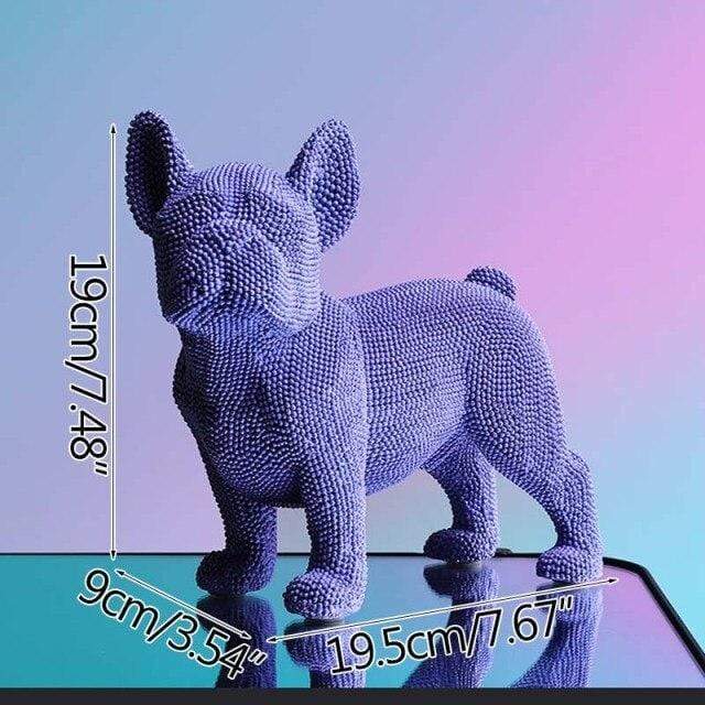 Resin French Bulldog Statue