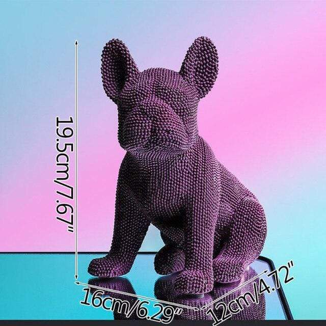 Resin French Bulldog Statue