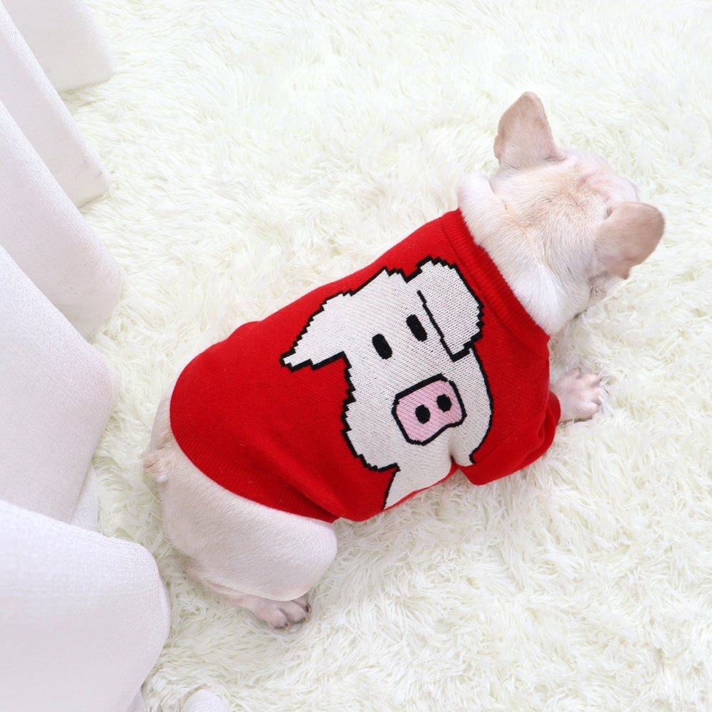 Wool Pig French Bulldog Sweater