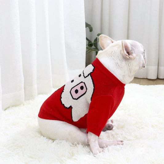 Wool Pig French Bulldog Sweater