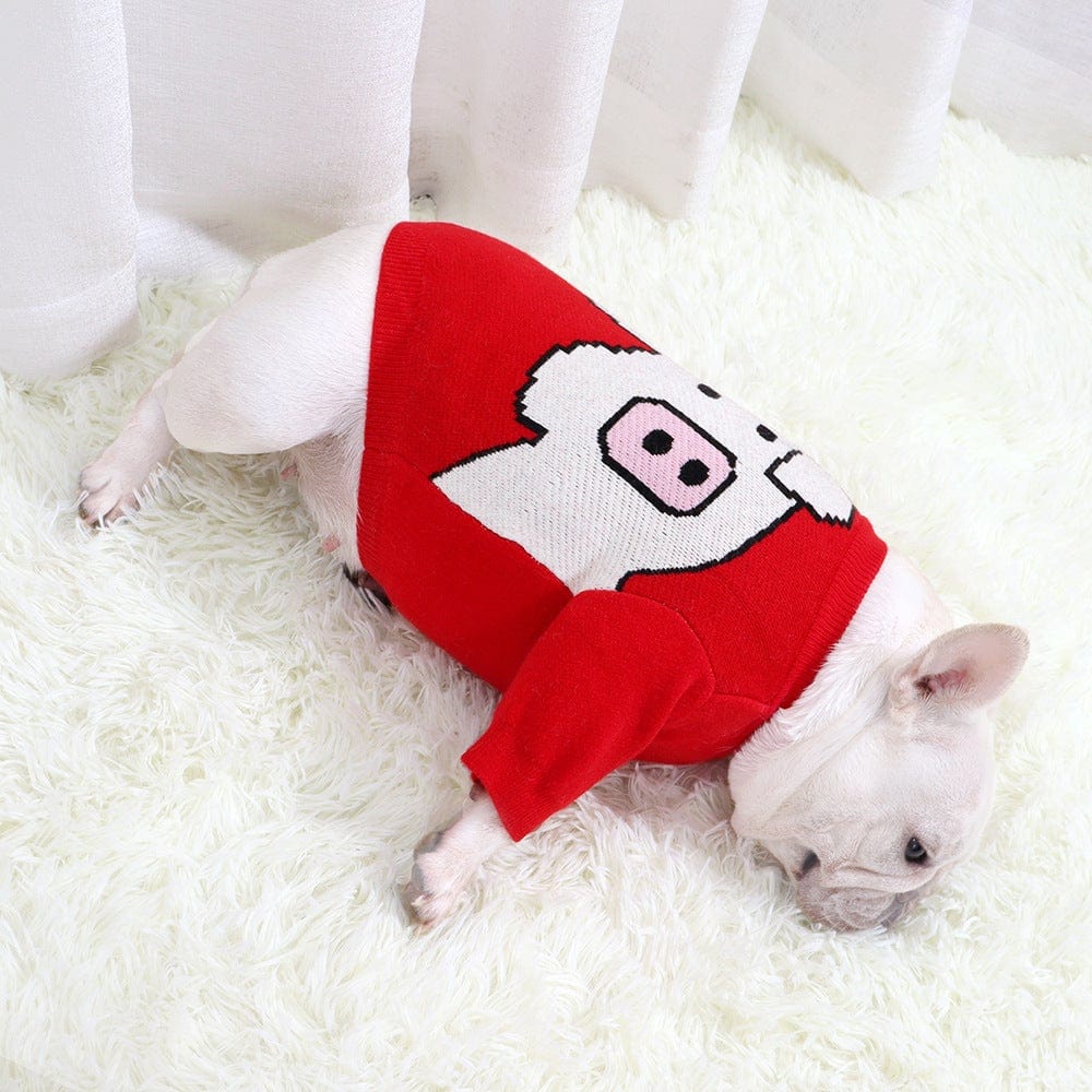 Wool Pig French Bulldog Sweater