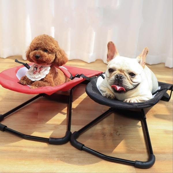 French Bulldog Bliss: The Ultimate Portable Rocking Chair for Pooch Pampering