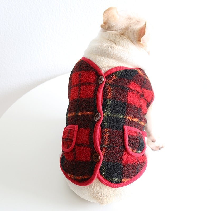 Checkered Dog Vest