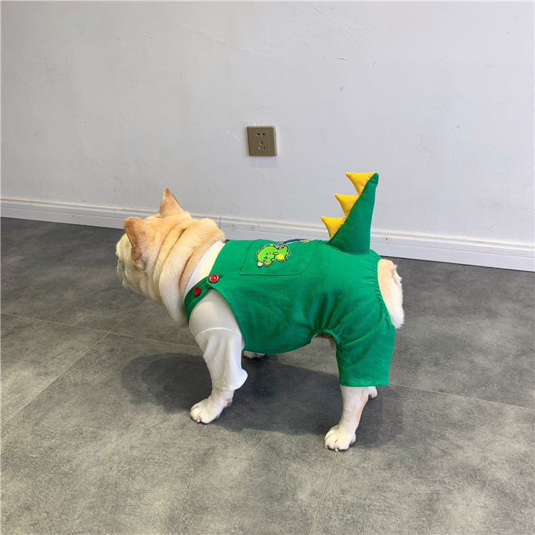 Dinosaur French Bulldog Costume