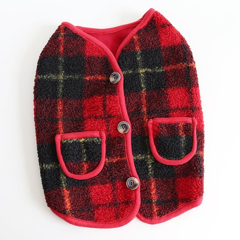 Checkered Dog Vest