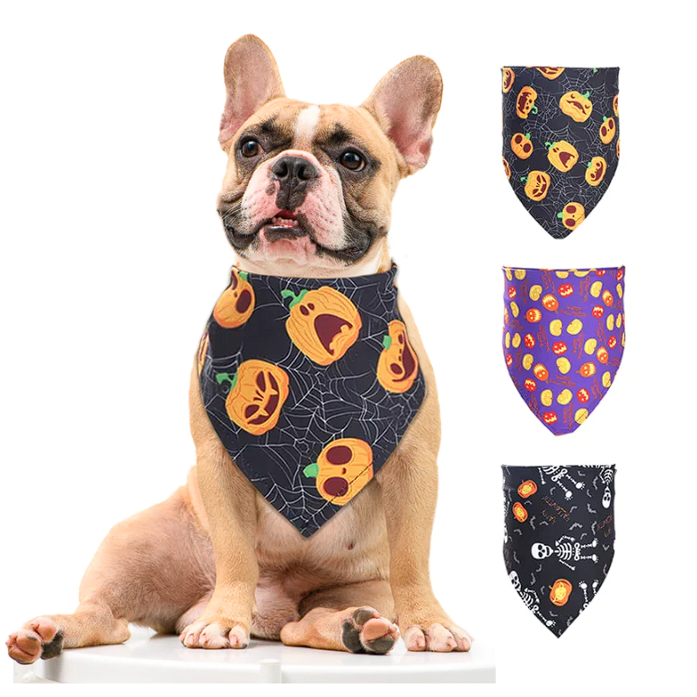 Halloween Scarf French Bulldog Bandana