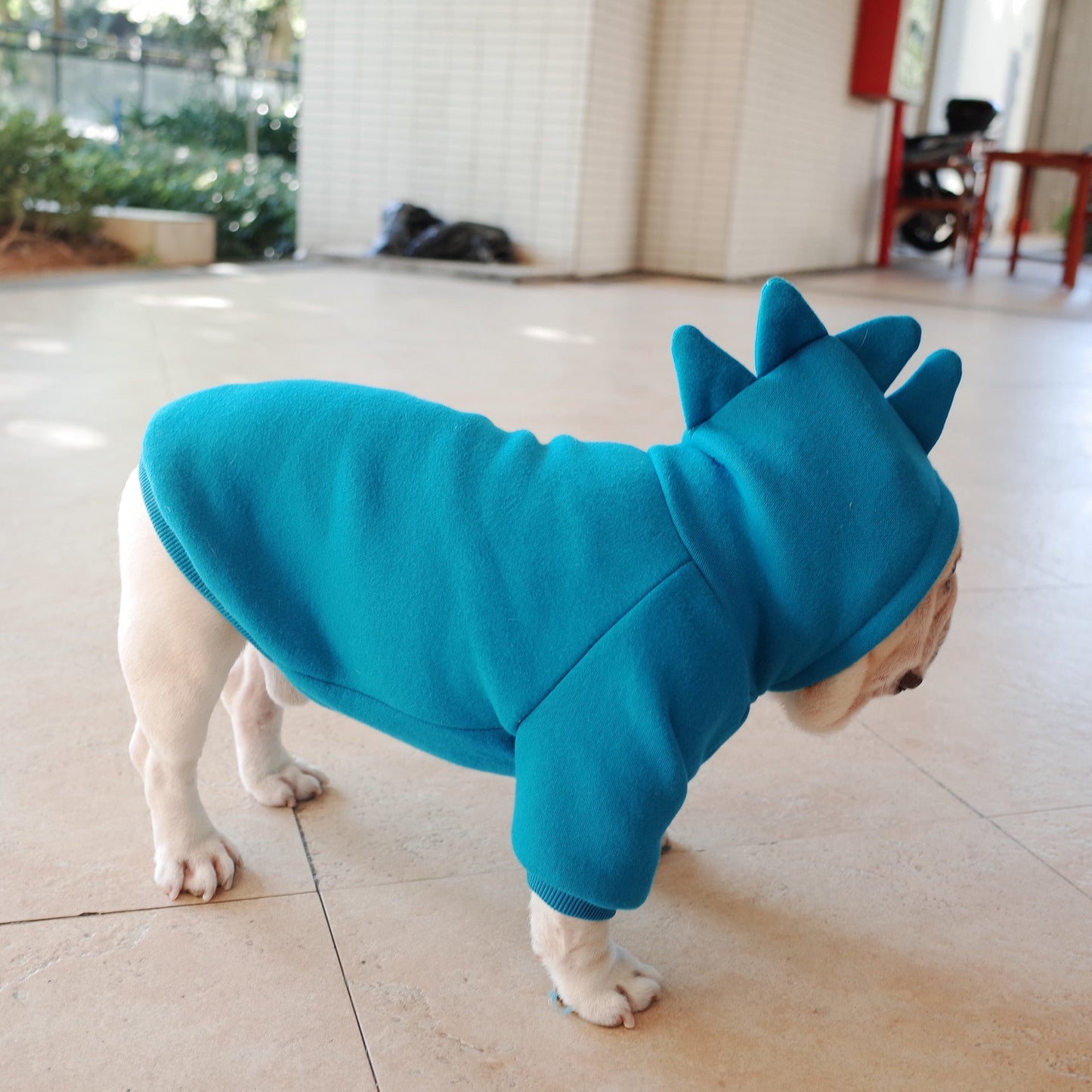 Blue French Bulldog Hoodie